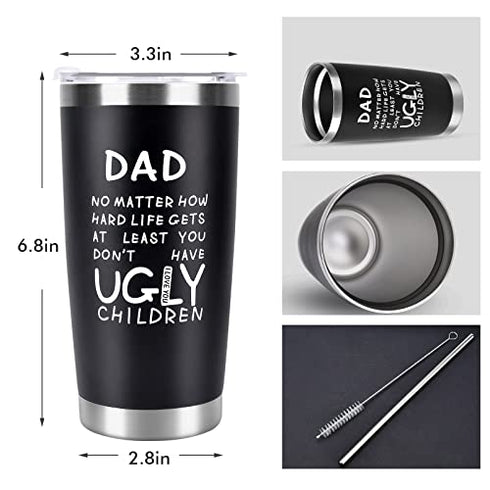 Fathers Day Tumblers Gift  20 OZ Tumbler Travel Mug